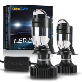 【Lupuauto】หลอดไฟโปรเจคเตอร์ Led H4 25000LM 12V 100W สําหรับรถยนต์