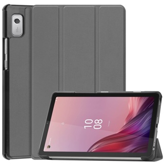 เคสแท็บเล็ต หนัง PU 9.0 นิ้ว พับได้ ปรับได้ พร้อมขาตั้ง สําหรับ Lenovo Tab M9 9.0 นิ้ว (TB-310FU) Lenovo Tab M 9