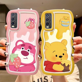 เคสโทรศัพท์มือถือ กันกระแทก ลายการ์ตูนคลื่นน่ารัก สําหรับ vivo Y76 5G Y72 5G Y30 5G Y85 Y75 5G Y55 5G T1 5G Y52 5G S1