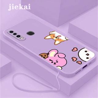 เคส VIVO Y11 เคสโทรศัพท์ ซิลิโคน กันกระแทก ดีไซน์ใหม่ น่ารัก สามโพรบ เคสป้องกัน