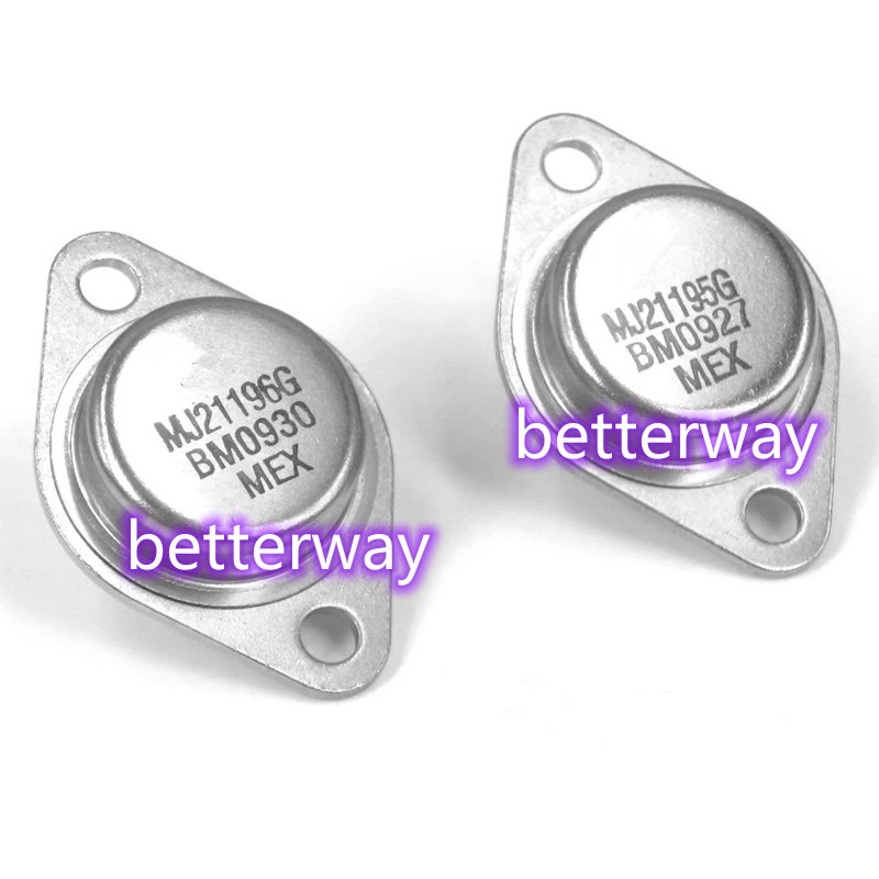 1 คู่= 2 ชิ้น 1 ชิ้น MJ21195G + 1 ชิ้น MJ21196G MJ21196 MJ21195 TO-3 ใหม่ betterway
