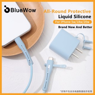 BlueWow Brand New Cable organizer Cord management For iPhone Charger Cable holder Ties cable winder Clip For Earphones Charging Cable Protector