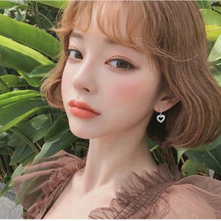 【พร้อมส่ง】ต่างหูมินิมอล ผู้หญิง เพชร จี้หัวใจ สไตล์ดารา ออกงาน แฟชั่น วันเกิด ของขวัญปีใหม่ สไตล์เกาหลี เครื่องประดับ อุปกรณ์เสริม