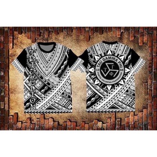 เสื้อเชิ้ต พิมพ์ลาย triskelion frat แฟชั่นสําหรับสตรี