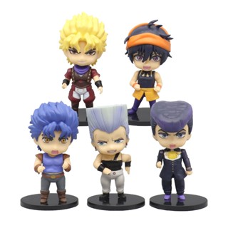 โมเดลฟิกเกอร์ JoJo Nendoroid JoJos Bizarre Adventure ขนาด 10 ซม. ของเล่นสะสม สําหรับตกแต่งห้อง 5 ชิ้น ต่อชุด