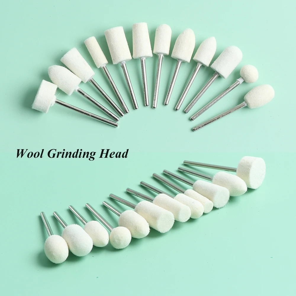 ชุดดอกสว่านเจียรโรตารี่ สําหรับขัดเล็บ หินควอตซ์ เพชร ขนสัตว์ - รูปที่ 5