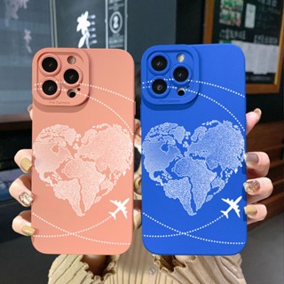 เคสโทรศัพท์มือถือ ขอบสี่เหลี่ยม ลายหัวใจ สําหรับ Realme C21 C30 C30S C33 C20 Narzo 50A Prime