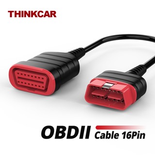 Thinkcar ThinkDiag สายเคเบิลต่อขยาย OBD2 16 Pin ตัวผู้ เป็นตัวเมีย สําหรับยานยนต์ OBD 2