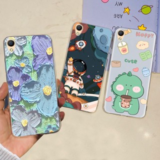 เคสโทรศัพท์มือถือ ซิลิโคนนิ่ม TPU ลายดอกไม้อวกาศ สําหรับ OPPO A37 Case A37f A37fw A37m 2023 OppoA37