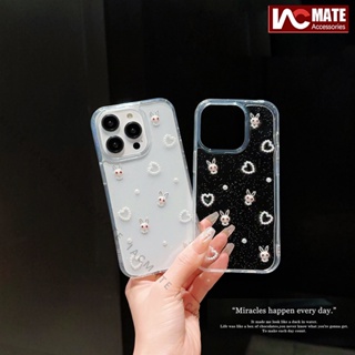 3D Glitter Case For iPhone 14Pro Max 14 Plus 13 Pro Max 12 ProMax 11 X max 8P Sweet Soft Silicone Phone Cover