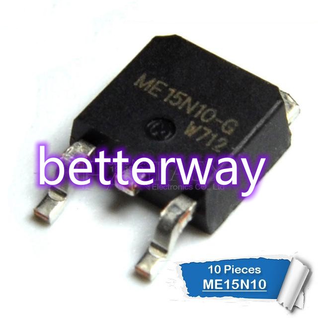 10PCS ME15N10-G TO-252 ME15N10 TO252 15N10 ใหม่ MOS FET ทรานซิสเตอร์ betterway