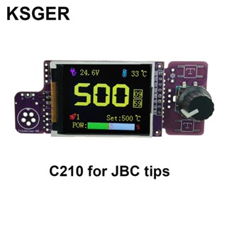 Ksger C210 ชุดชิปหัวแร้งบัดกรีไฟฟ้า หน้าจอ TFT-LCD 1.8 นิ้ว DIY