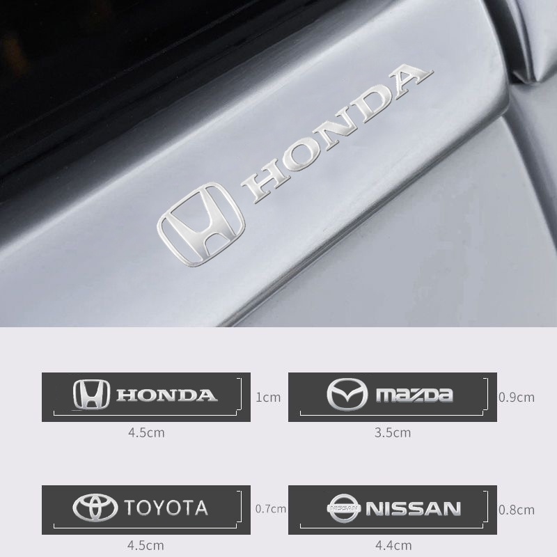 1ชิ้น4.5เซนติเมตร3ง โลโก้รถสติกเกอร์โลหะภายในรถพวงมาลัยควบคุมกลางแดชบอร์ดรถรูปลอกพรีเมี่ยมส่วนบุคคลโลหะสติกเกอร์รถ - รูปที่ 4