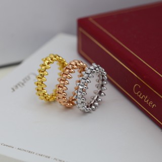 New Cartier Liu Pin Ring Fashion Temperament Couple Ring Jewelry