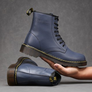 Dr.martens รองเท้าบูทมาร์ติน หุ้มข้อ แบบหนัง สไตล์อังกฤษ สําหรับผู้ชาย RXOF