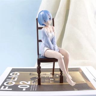 โมเดลฟิกเกอร์ PVC รูปปั้นอนิเมะ Relax Rem Chair ขนาด 17 ซม. เหมาะกับของขวัญ สําหรับตกแต่งโต๊ะทํางาน เก็บสะสม ของสะสม และเด็ก และผู้ใหญ่