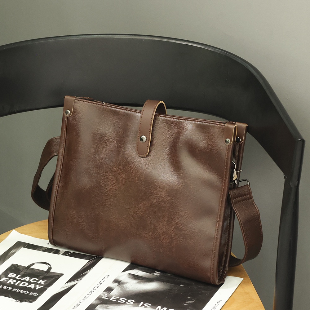 Retro Man Bag Fahion Cossbody Bag Men Leather Shoulder Bag Men Messenger Bag