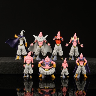 โมเดลฟิกเกอร์ PVC รูปปั้น Dragon Ball ZERO Majin Buu Figurine Super Saiyan ของขวัญคริสต์มาส สําหรับเด็ก 8 ชิ้น ต่อชุด