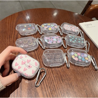 เคสหูฟัง ลายกลิตเตอร์สีน้ํามัน สําหรับ Apple AirPods Pro2 Pro AirPods 1 2 AirPods 3