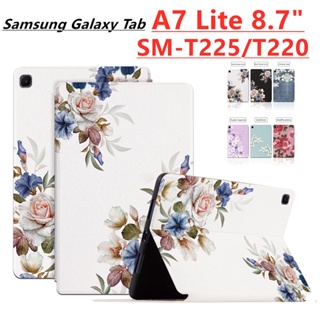 For Tablet Samsung Galaxy Tab A7 Lite 8.7" SM-T225 SM-T220 SM-T225N Cute Pattern Case Sweat Proof Non-Slip Leather Stand