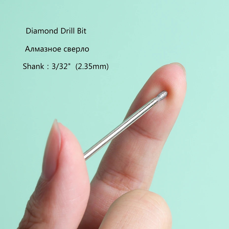 ชุดดอกสว่านเจียรโรตารี่ สําหรับขัดเล็บ หินควอตซ์ เพชร ขนสัตว์ - รูปที่ 7