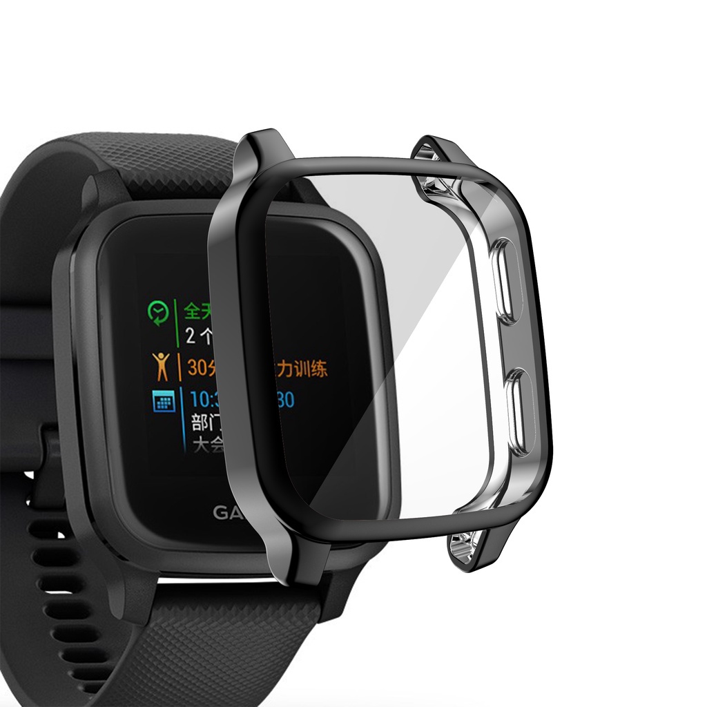 Tpu ฝาครอบเต็มรูปแบบ สําหรับ Garmin Venu SQ 2 ป้องกันหน้าจอ กันรอยขีดข่วน น้ําหนักเบา กันชน