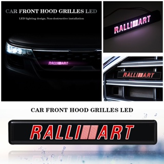 ไฟตกแต่งรถยนต์ LED กระจังหน้า ตราสัญลักษณ์ ตกแต่ง สําหรับ RALLIART Mitsubishi Outlander Lancer Asx Xl 3 Pajero 4