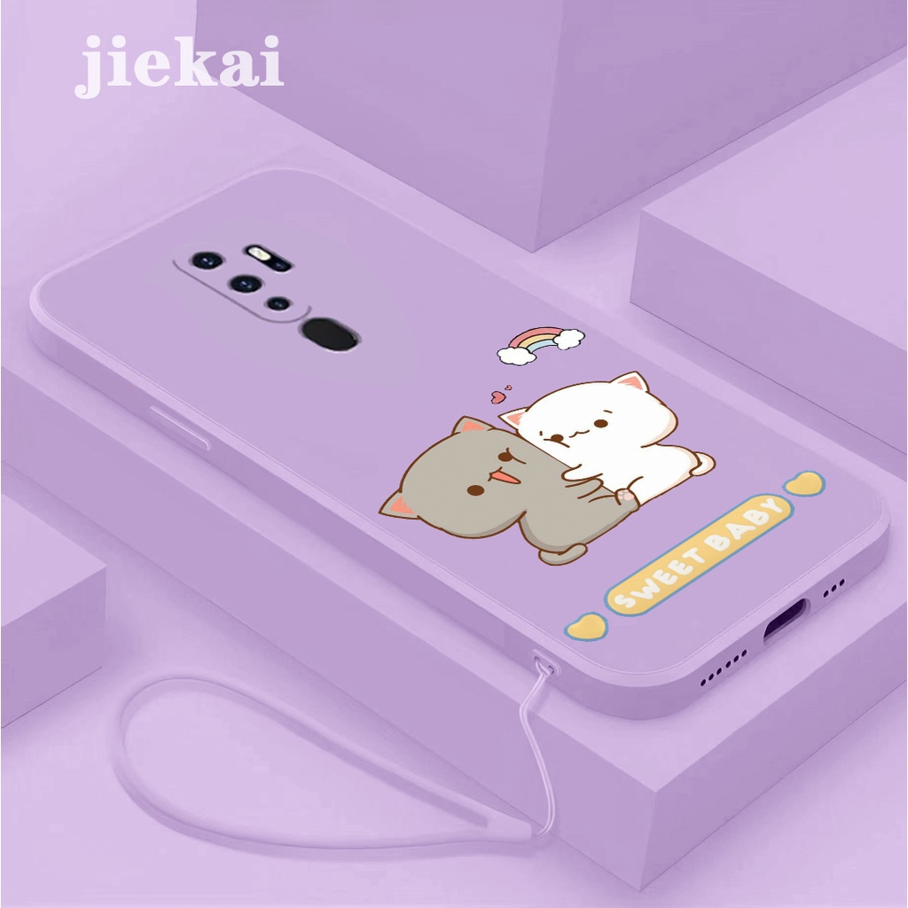 เคส OPPO A5 2020 A9 2020 A11 A11X เคสโทรศัพท์ ซิลิโคน กันกระแทก การออกแบบใหม่ การ์ตูนแมวน่ารัก