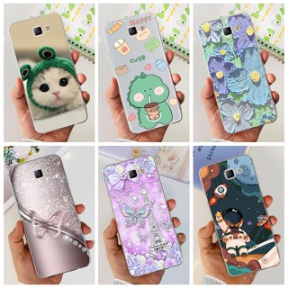 เคสโทรศัพท์มือถือ ซิลิโคนนุ่ม TPU ลายไดโนเสาร์ แมวน่ารัก สําหรับ Samsung Galaxy A5 2017 A520F A5 (2016) A510F A5 SM-A500H