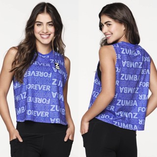 Zumba มาใหม่ เสื้อออกกําลังกาย ผู้หญิง Z3T0 0274