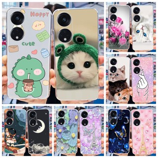 เคสโทรศัพท์มือถือ ซิลิโคนนิ่ม TPU ลายเพ้นท์น่ารัก สําหรับ OPPO Reno8 T Reno 8T CPH2481 2023 Reno8T 4G