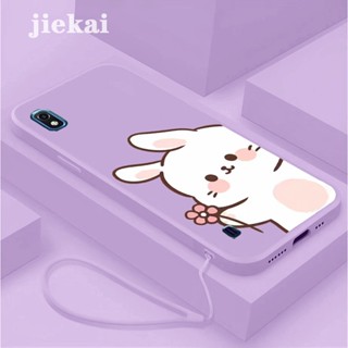 เคส Samsung A10 M10 เคสโทรศัพท์ ซิลิโคน กันกระแทก ดีไซน์ใหม่ การ์ตูนกระต่าย ดอกคําฝอย น่ารัก