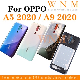 ฝาครอบแบตเตอรี่ ด้านหลัง และกรอบกลาง แบบเปลี่ยน สําหรับ OPPO A5 2020 A9 2020 A11X CPH1933 CPH1931 CPH1935