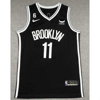 2023 nba Brooklyn Nets เบอร์ 2023 เสื้อกีฬาบาสเก็ตบอล ลายทีม Irving 11 สีดํา สไตล์คลาสสิก