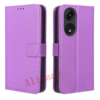 OPPO Reno8 T 5G เคส PU Leather Case เคสโทรศัพท์ Stand Wallet OPPO Reno 8T Reno8T 5G เคสมือถือ Cover