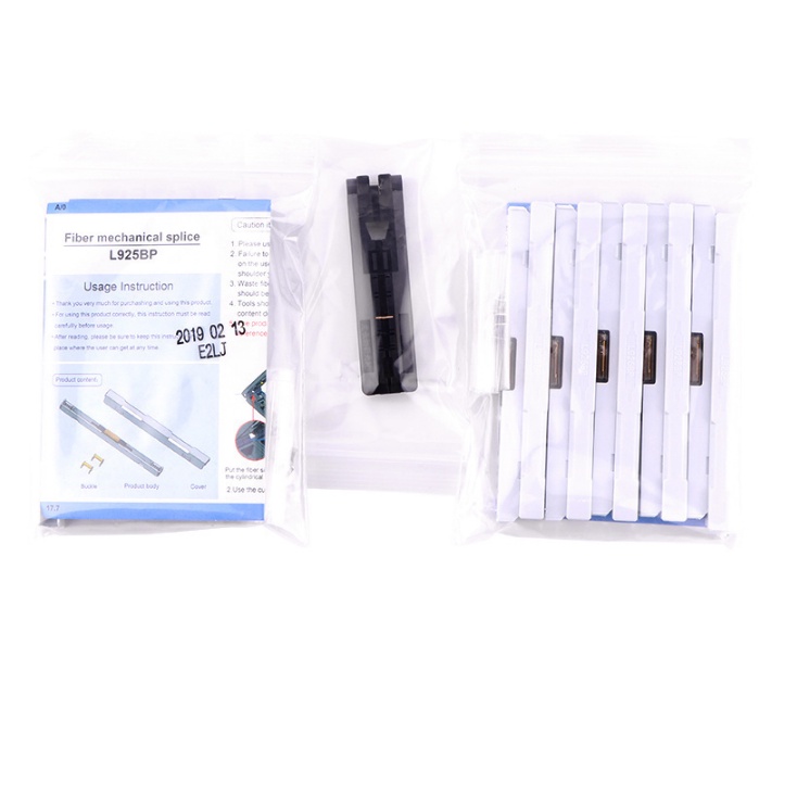 5 ชิ้น Bare Optical Fiber Cold Connector Drop Cable Splice Fiber Mechanical Splice L925BP