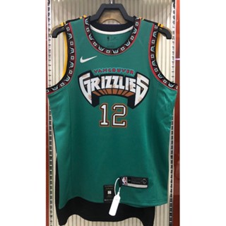 เสื้อกีฬาบาสเก็ตบอล NBA Memphis Grizzlies 12# Morant เสื้อกีฬาบาสเก็ตบอล สีเขียว และสไตล์อื่น ๆ