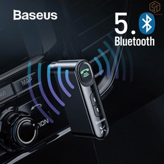 USB Baseus Car Aux Bluetooth 5.0 อะเเดปเตอร์รับสัญญาณ บลูทูธ 3.5 มม.
