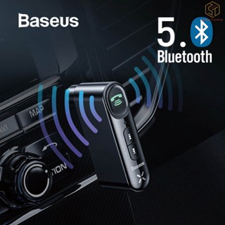 USB Baseus Car Aux Bluetooth 5.0 อะเเดปเตอร์รับสัญญาณ บลูทูธ 3.5 มม.