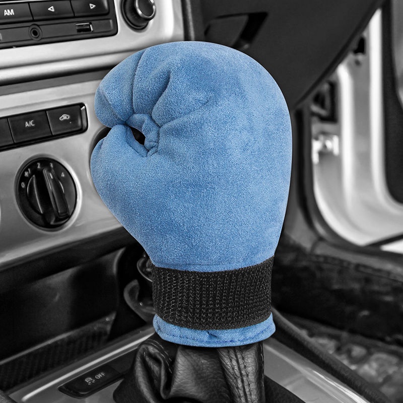 Creative Boxing Car Gear Grip Cover ตกแต่งเกียร์การปรับเปลี่ยนเกียร์คันโยกฝาครอบเกียร์ฝาครอบป้องกันมืออัตโนมัติ - รูปที่ 7