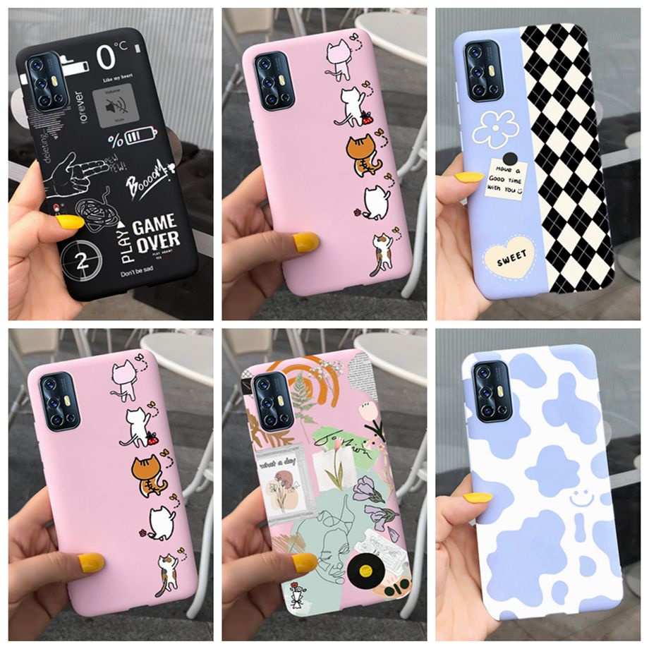 Vivo V17 / V17 Pro เคสนิ่ม TPU กันชน ดีไซน์ใหม่ พิมพ์ลาย สําหรับ VivoV17 1919 V 17 Pro 1909 เคสโทรศั