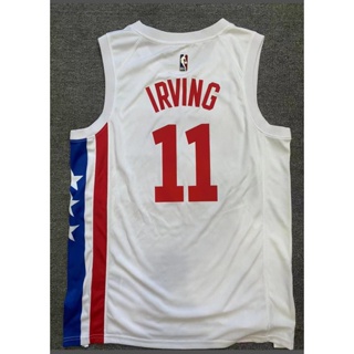 Nba Brooklyn Nets เบอร์ 2023 แบบกดร้อน เสื้อกีฬาบาสเก็ตบอล Irving สีขาว 11