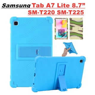 For Tablet Samsung Galaxy Tab A7 Lite 2021 SM-T220 SM-T225 8.7 Soft Silicone Thickening Kids Friendly Silicone Case