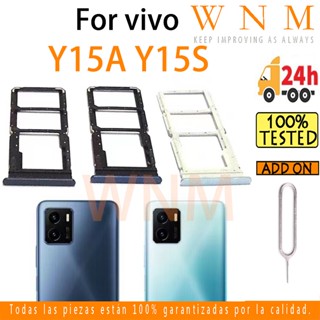 ใหม่ อะแดปเตอร์ถาดซิมการ์ด SD แบบเปลี่ยน สําหรับ vivo Y15A Y15S