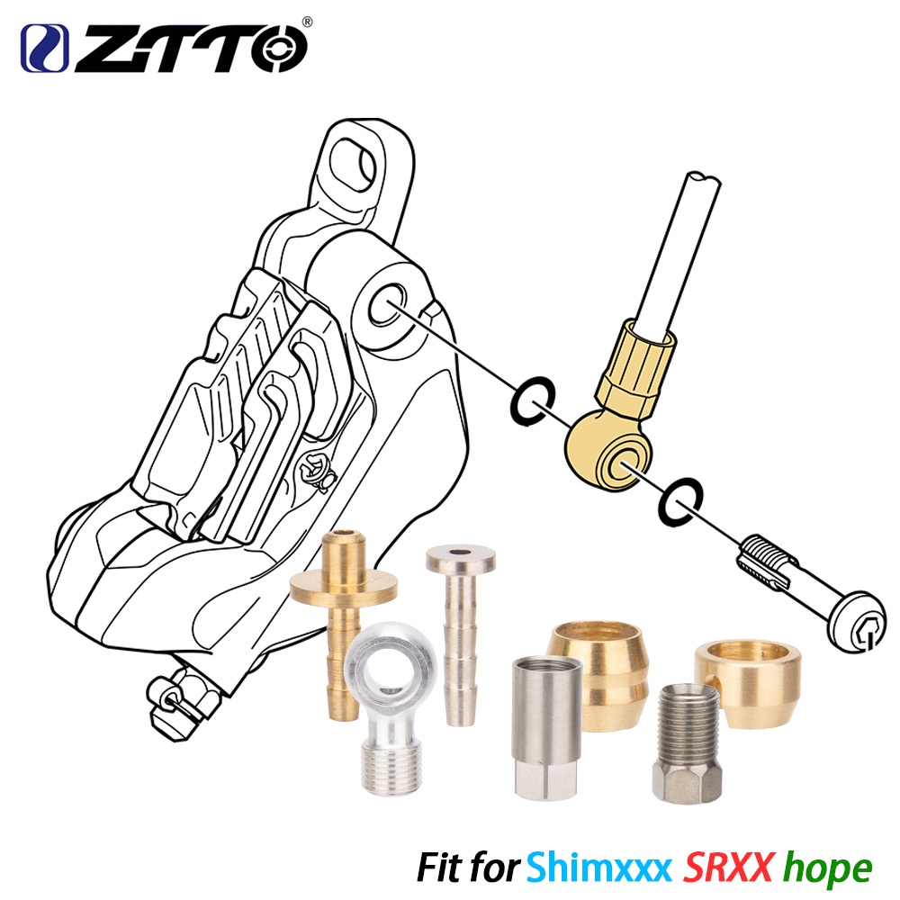 Ztto ชุดอุปกรณ์เชื่อมต่อสายเบรกไฮดรอลิค ทองแดง BH90 Guide Code R BH59 Tech3 M8100 MT200 M5100 M9020