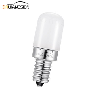 Ruiandsion หลอดไฟสปอตไลท์ E12 E14 LED AC 100-250V สีขาวอบอุ่น ประหยัดพลังงาน สําหรับติดตู้เย็น