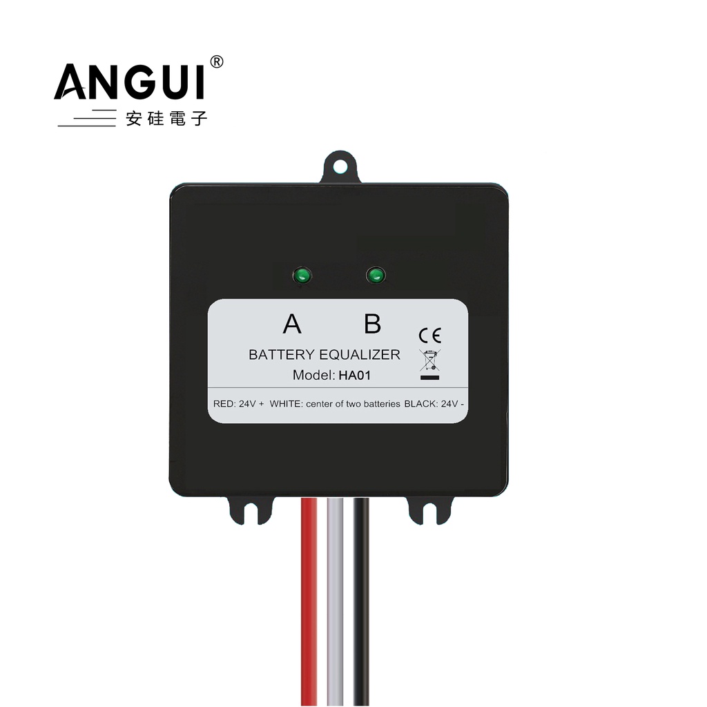 ANGUI แบตเตอรี่ Equalizer HA01 24V แบตเตอรี่แรงดันไฟฟ้า 2 x 12V balancer Lead Acid แบตเตอรี่ Charger Regulators เชื่อมต่อ Series