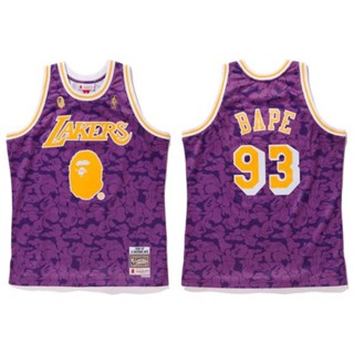 Bape X MITCHELL &amp; NESS LAKERS JERSEY