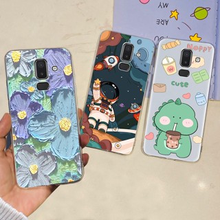 เคสโทรศัพท์มือถือ ซิลิโคนนิ่ม TPU สําหรับ Samsung Galaxy J8 2018 J810F DS J 8 2018 J810G J810Y