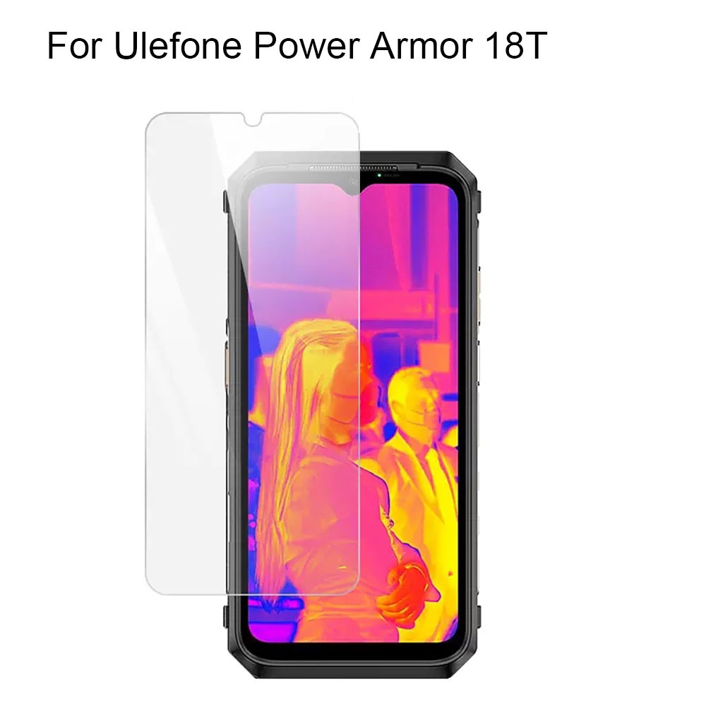 ตัวป้องกันหน้าจอบางเฉียบกระจกนิรภัยสําหรับ Ulefone Power Armor 18T หน้าจอป้องกัน 18 T